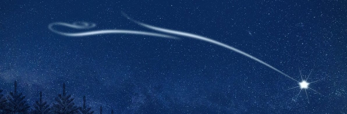 north star, stars, night